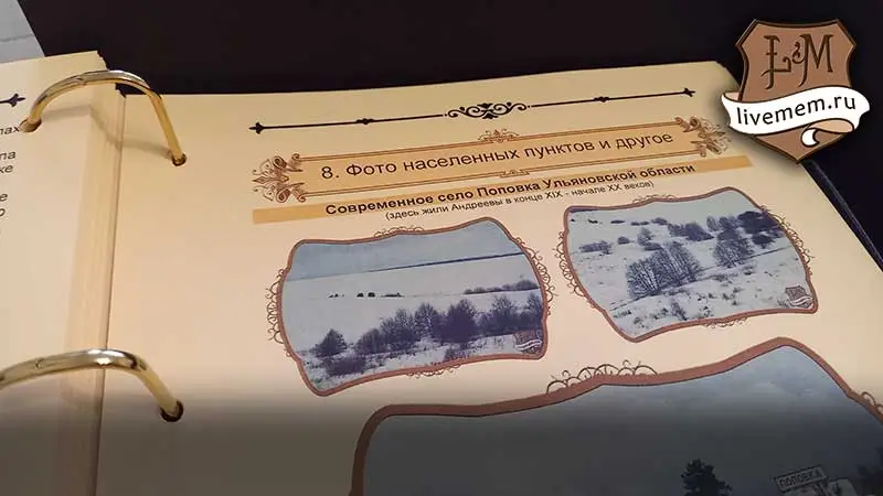 сменные листы в родословной книге